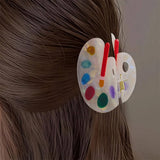 Boogzel Apparel Painter Palette Indie Hair Claw, view 4