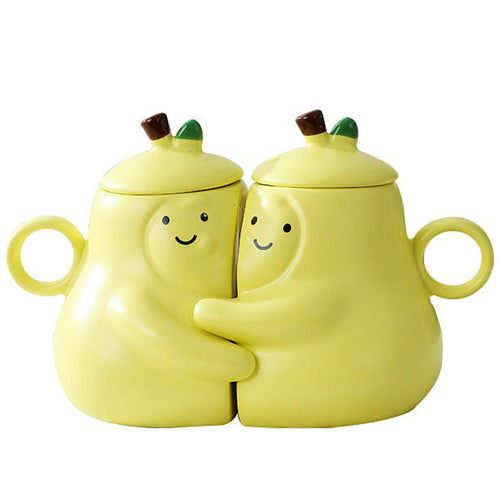 Boogzel Apparel Pair of Pear-Shaped Couple Mugs