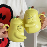 Boogzel Apparel Pair of Pear-Shaped Couple Mugs, view 4