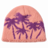 Boogzel Apparel Palm Trees Fuzzy Beanie, view 2