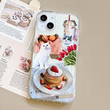 Boogzel Apparel Pancakes & Cat iPhone Case, view 2