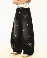 Boogzel Apparel Paparazzi Star Wide Leg Jeans, view 6