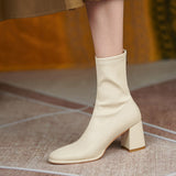 Boogzel Apparel Paris Stories Block Heel Boots, view 4