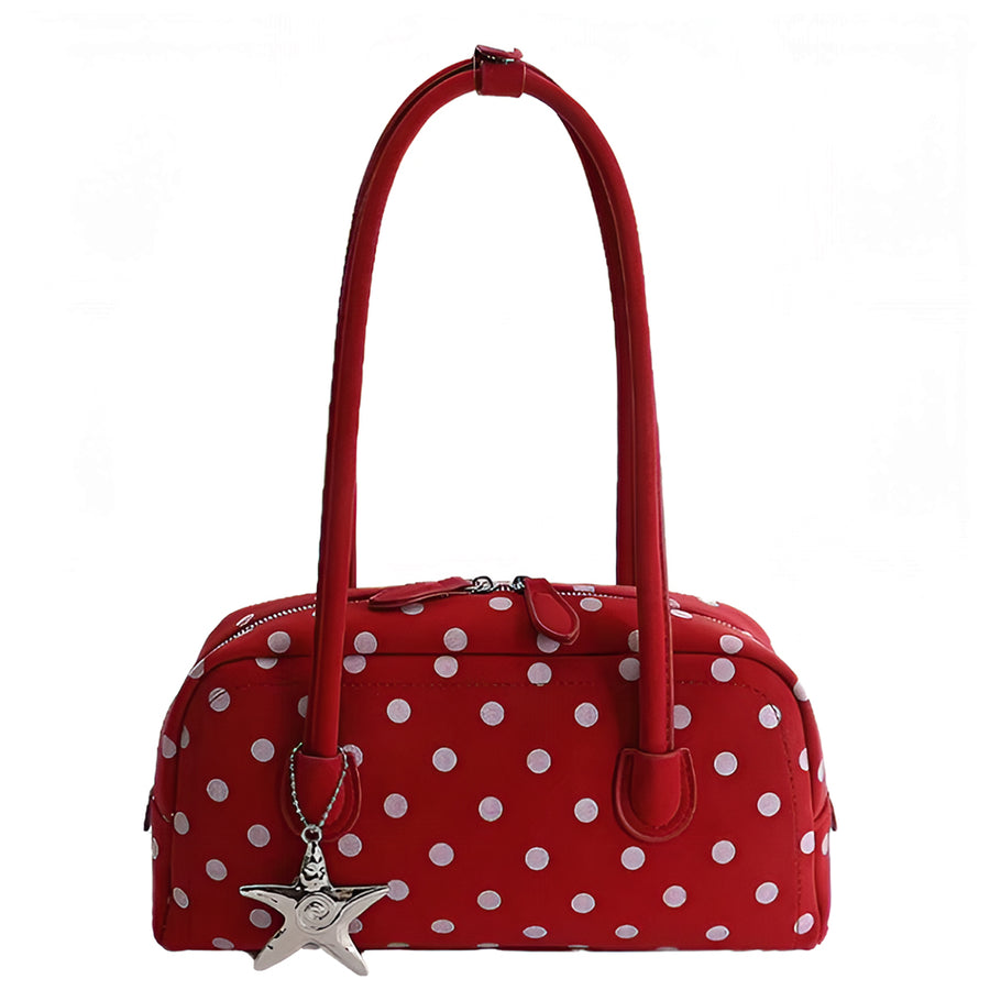 Boogzel Apparel Paris Stories Polka Dot Shoulder Bag