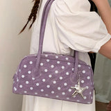 Boogzel Apparel Paris Stories Polka Dot Shoulder Bag, view 4