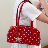 Boogzel Apparel Paris Stories Polka Dot Shoulder Bag, view 6