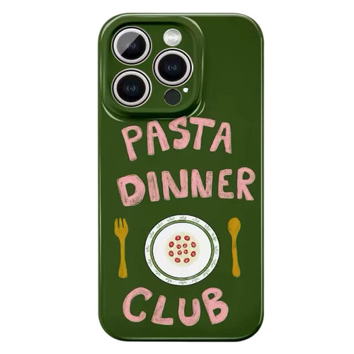 Boogzel Apparel Pasta Dinner Club iPhone Case