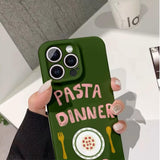 Boogzel Apparel Pasta Dinner Club iPhone Case, view 4