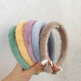 Boogzel Apparel Pastel Aesthetic Fluffy Headband, view 2