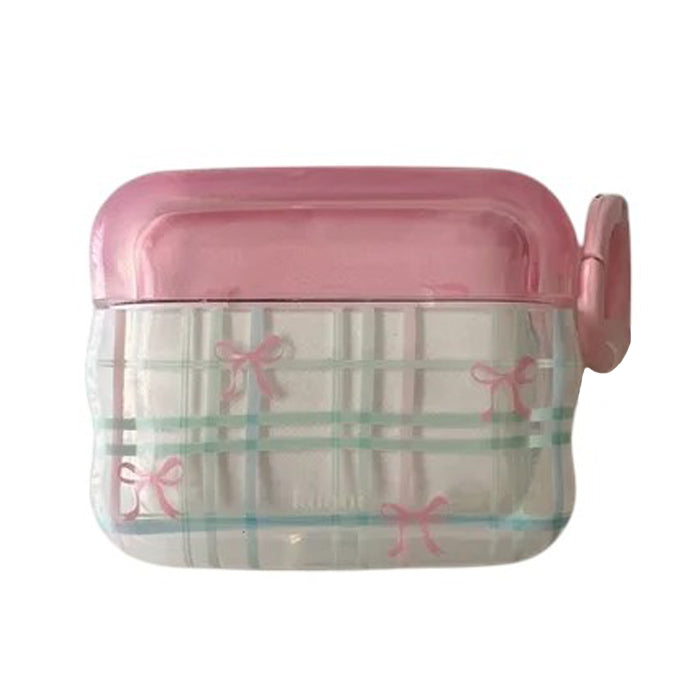 Boogzel Apparel Pastel Bow Plaid AirPods Case