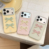Boogzel Apparel Pastel Bows iPhone Case, view 4