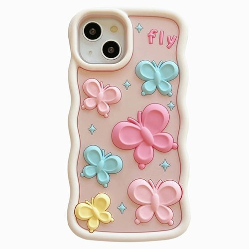 Boogzel Apparel Pastel Butterfly iPhone Case