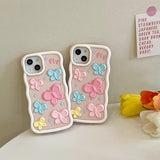 Boogzel Apparel Pastel Butterfly iPhone Case, view 3
