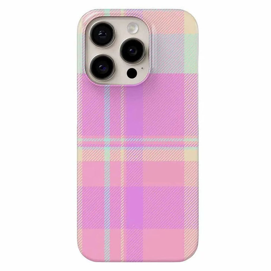 Boogzel Apparel Pastel Checkered Pattern iPhone Case
