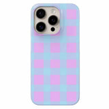 Boogzel Apparel Pastel Checkered Pattern iPhone Case, view 3