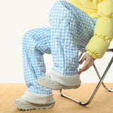 Boogzel Apparel Pastel Checkered Puffer Pants, view 3