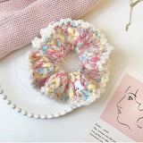 Boogzel Apparel Pastel Crochet Scrunchie, view 2