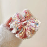 Boogzel Apparel Pastel Crochet Scrunchie, view 4