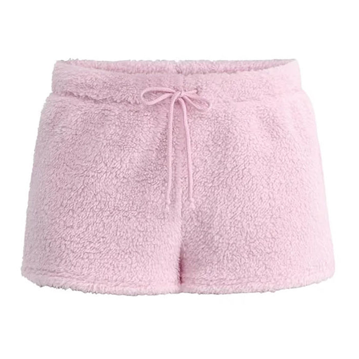 Boogzel Apparel Pastel Fuzzy Mini Shorts