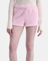 Boogzel Apparel Pastel Fuzzy Mini Shorts, view 4