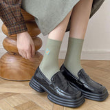 Boogzel Apparel Pastel Green Aesthetic Socks, view 3