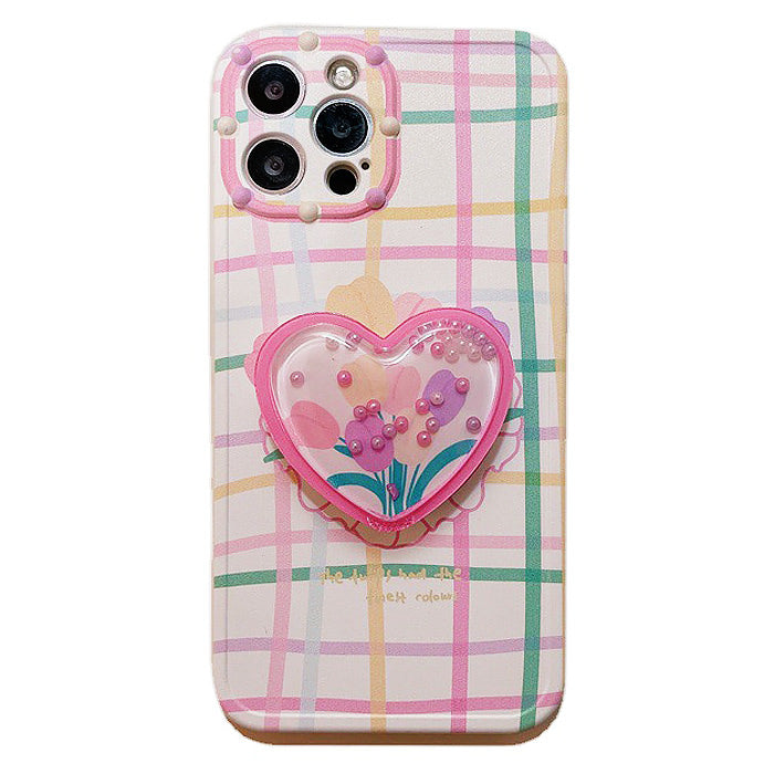 Boogzel Apparel Pastel Grid iPhone Case
