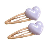 Boogzel Apparel Pastel Heart Hair Clip, view 3