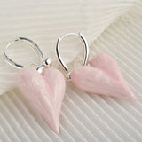 Boogzel Apparel Pastel Heart Pendant Earrings, view 4