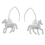 Boogzel Apparel Pastel Horse Earrings, view 2