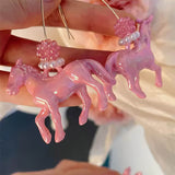Boogzel Apparel Pastel Horse Earrings, view 5