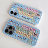 Boogzel Apparel Pastel Keyboard Aesthetic iPhone Case, view 2