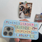 Boogzel Apparel Pastel Keyboard Aesthetic iPhone Case, view 4