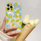 Boogzel Apparel Pastel Oil Painting iPhone Case, view 2