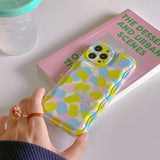 Boogzel Apparel Pastel Oil Painting iPhone Case, view 3