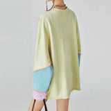 Boogzel Apparel Pastel Patchwork Oversized Sweatshirt, view 5