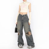 Boogzel Apparel Pastel Soft Girl Tee with Arm Warmers, view 5
