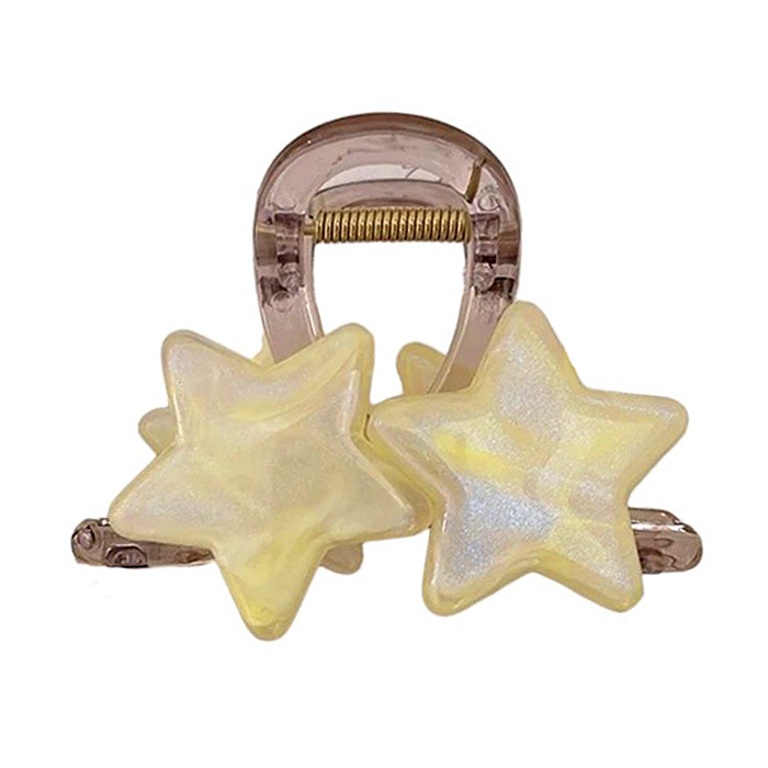 Boogzel Apparel Pastel Star Double Hair Claw