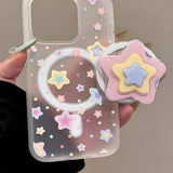 Boogzel Apparel Pastel Star Phone Holder, view 3