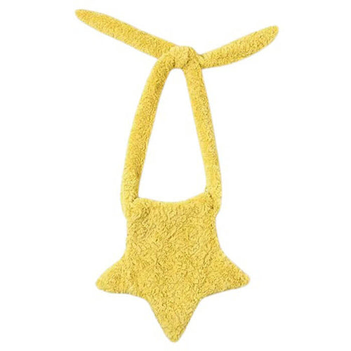 Boogzel Apparel Pastel Star-Shaped Fuzzy Bag