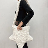 Boogzel Apparel Pastel Star-Shaped Fuzzy Bag, view 6