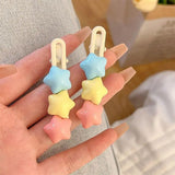 Boogzel Apparel Pastel Stars Hair Clip 2pcs Set, view 3