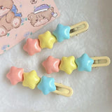 Boogzel Apparel Pastel Stars Hair Clip 2pcs Set, view 5