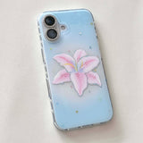 Boogzel Apparel Pastel Tropical Flower iPhone Case, view 3