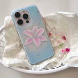 Boogzel Apparel Pastel Tropical Flower iPhone Case, view 4