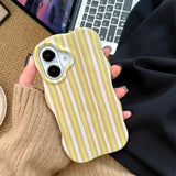Boogzel Apparel Pastel Wavy Striped iPhone Case, view 6