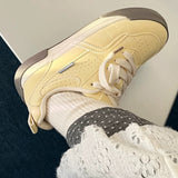Boogzel Apparel Pastel Yellow Aesthetic Sneakers, view 5