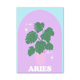 Boogzel Apparel Pastel Zodiac Signs Canvas Poster, view 3