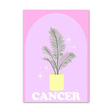 Boogzel Apparel Pastel Zodiac Signs Canvas Poster, view 6