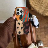 Boogzel Apparel Patchwork Pattern iPhone Case, view 2