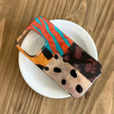 Boogzel Apparel Patchwork Pattern iPhone Case, view 5